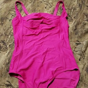 Pink one piece Swimsuit